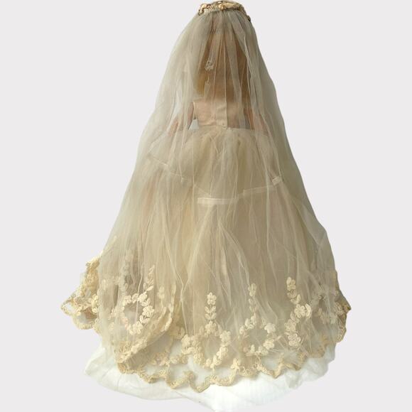 Madame Alexander Elise Bride 1958 16" Hard Plastic Head Torso Legs Vinyl Arms - Picture 6 of 14